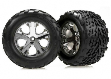 Talon Reifen auf All-Star 2.8 Felgen chrom hinten (2)