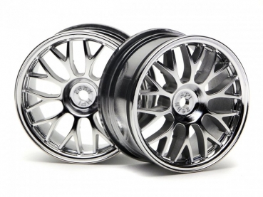 Mesh Wheel 26Mm (Chrome)(1Mm Offset)