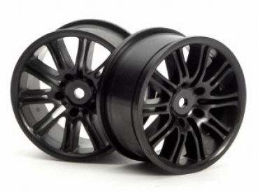 10 Spoke Motor Sport Wheel 26Mm Black