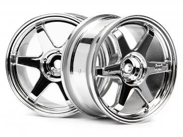 Te37 Wheel 26Mm Chrome (0Mm Offset)
