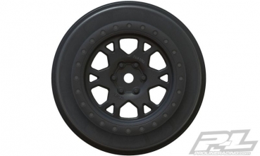 ProLine Impulse Felgen schwarz (2) 2.2/3.0 fürSCTE 4x4, SC10 4x4, SCT410 & alle ProTrac v/h