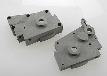 GEARBOX HALVES (GREY) (LEFT &