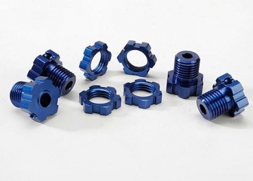 Radmitnehmer und Muttern 17mm blau