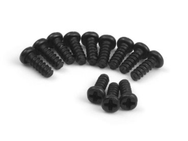 BLACKZON Pan Head Self Tapping Screws PBHO1.4x4mm (12pcs)