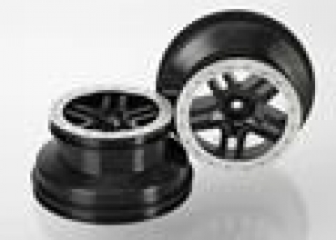 SCT 2.2/3.0 Felgen schwarz/satin-chrom vorne (2)