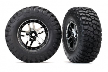 Reifen auf Felge SCT Split-Spoke schwarz/chrome (2) (TSM rat