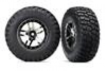 Reifen auf Felge SCT Split-Spoke schwarz/chrome (2) (TSM rat