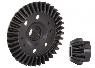 Ring-Gear Diff / Ritzel-Gear Diff (machined, spiral cut) hin