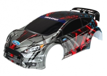 Karosserie Ford Fiesta ST Rally, lackiert + Decals