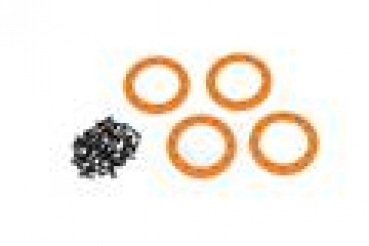 Beadlock Rings Orange (1.9') Alu (4) + Schrauben