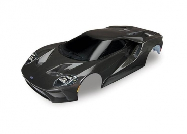 Karosserie Ford GT, schwarz (lackiert + Aufkleber)