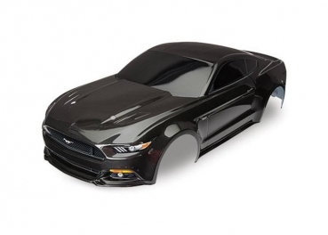 Karosserie Ford Mustang, schwarz (lackiert + Aufkleber)
