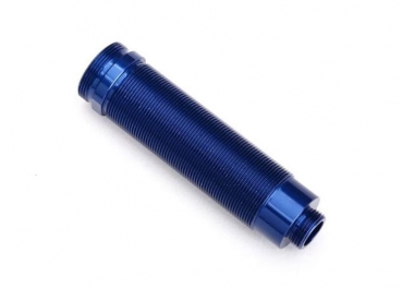 Dämpfergehäuse GTR, 64mm blau Alu vo Gewinde