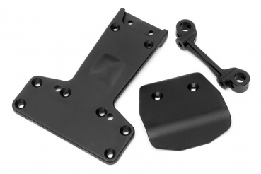 Skid Plate/Chassis hinten Set (E-Firestorm)