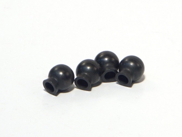 Kugelkopf 6.8X7.3X3mm (schwarz/4St)