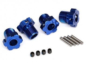 Radmitnehmer Aluminium blau 17mm