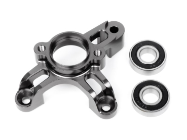 HPI Racing Heavy Duty Aluminum Pinion/Clutch Mount (Gunmetal)