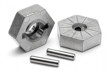 Hex Wheel Hub 17Mm (Silver)