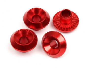 Wheel Washer (Red/4Pcs)