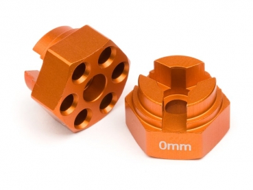 ALUMINIUM RADMITNEHMER (0mm OFFSET/ORANGE/CR/2ST)