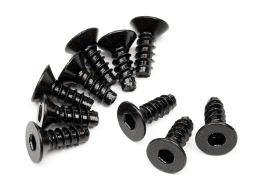 HPI Racing Tp. Flat Head Screw M3X8Mm (Hex Socket/10Pcs)