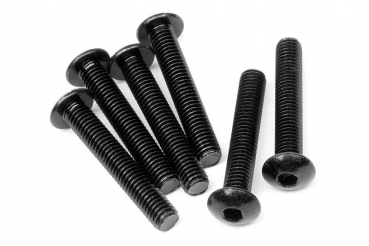 Button Head Screw M5X30Mm (Hex Socket/6Pcs)