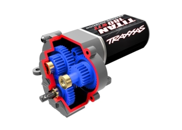 Getriebe mit Motor komplett (Speed Untersetzung 9.7:1)