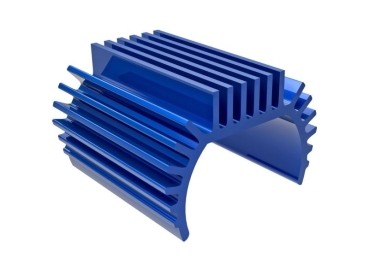 Kühlkörper 6061-T6 Aluminium blau für Motor Titan 87T