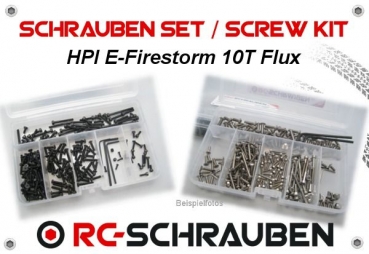 Edelstahl Schrauben Set für HPI E-Firestorm 10T FLUX