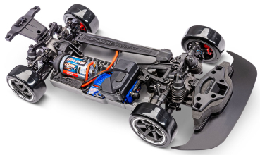 Preview: TRAXXAS 4-TEC Nissan 240SX rot 1/10 Drift RTR Brushed, ohne Akku und Ladegerät