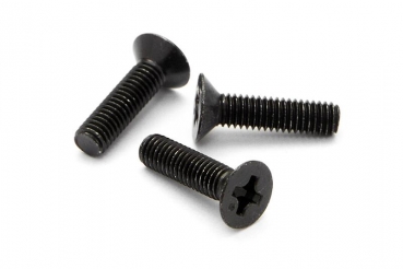 Flat Head Screw M3 X 12Mm (6Pcs)