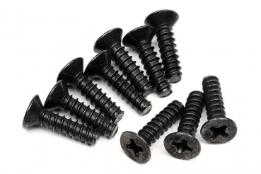 Tp. Flat Head Screw M3X12Mm (10Pcs)