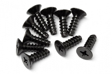 Tp Flat Head Screw M4 X 12Mm (10Pcs)