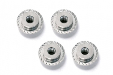 Stoppmutter mit Flansch M5X8mm (Silber/4St)