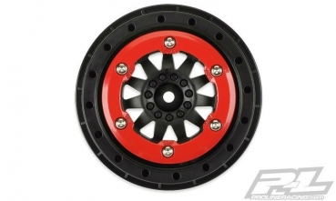 ProLine F-11 2.2/3.0 Bead-Loc rot/schwarz Felge TRX 2WD hi / 4WD vo+hi