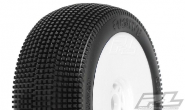 ProLine Fugitive S3 (Soft) verklebt auf Felge weiß Verbrenner 1:8 Offroad