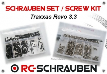Edelstahl Schrauben Set für Traxxas Revo 3.3