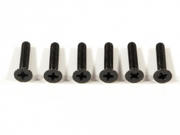Flat Head Screw M3X15Mm (6Pcs)