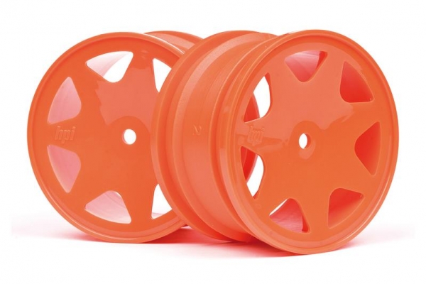 Ultra 7 Wheels Orange 35Mm (2Pcs)