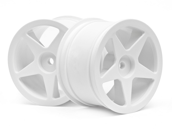 Ultra 5 Wheel White (2.2In/60X38Mm/2Pcs)