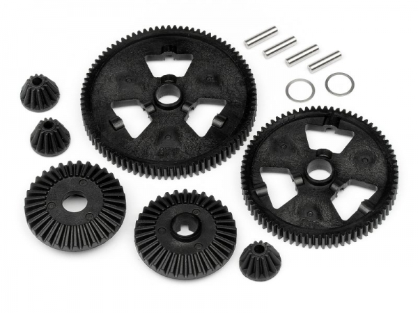 Spur Gear / Diff Gear Set (75T/87T/48P)