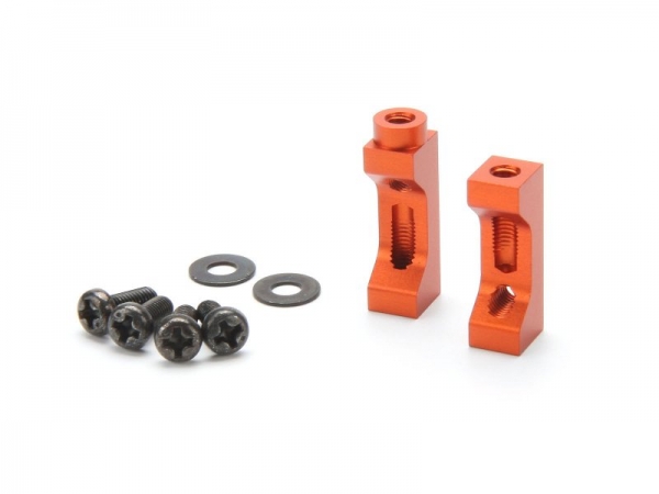 Aluminium Servo Mount Set (Orange)