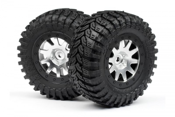 Mounted Maxxis D Tires/Mk.10 Wheel (Matte Crmx2