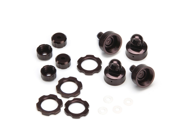 Shock Color Parts Set, Dark Brown Anodized