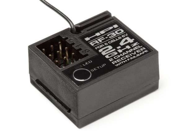 HPI RF-30 EMPFAENGER (2.4GHz/2KANAL) Inkl. Failsafe/Fuer SF Servos