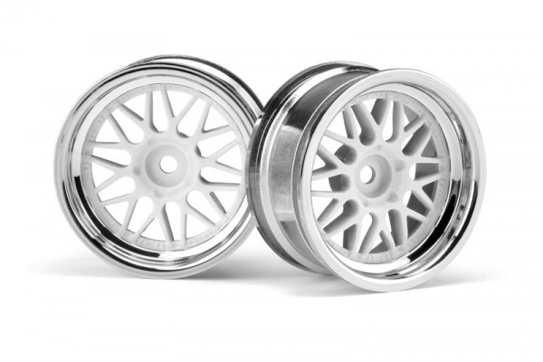 Hre C90 Wheel 26Mm Chrome/White (6Mm Offset/2Pcs)