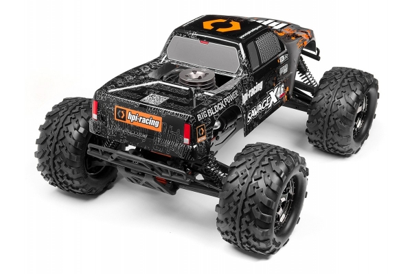 Nitro Gt-3 Truck Painted Body (Silver/Black)