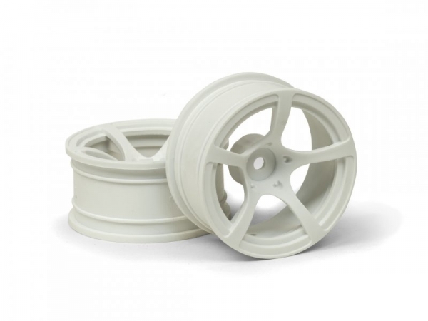 R5 WHEEL WHITE (9MM/2PCS)