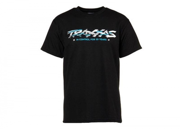 T-Shirt schwarz/Traxxas Logo sliced weiß XXL