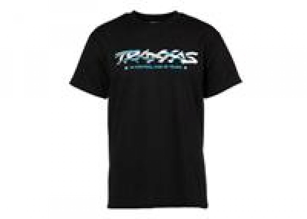 T-Shirt schwarz/Traxxas Logo sliced weiß L